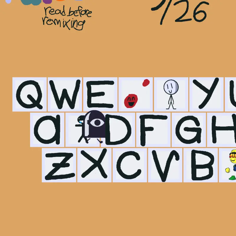 Keyboard of Characters by @Omarciano