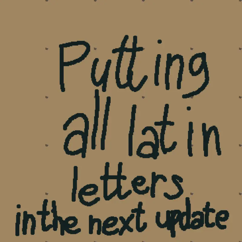 LETTERS OF THE ꝆȀƮɪȠ ALPHABET by @Unicode-015A