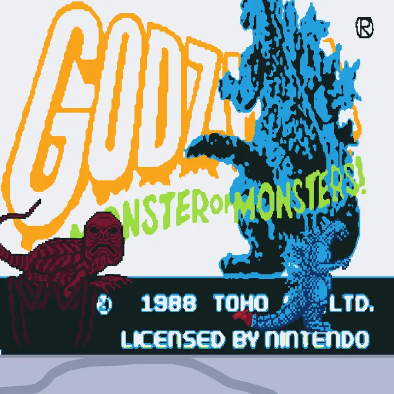 Godzilla nes by @Shapeland421
