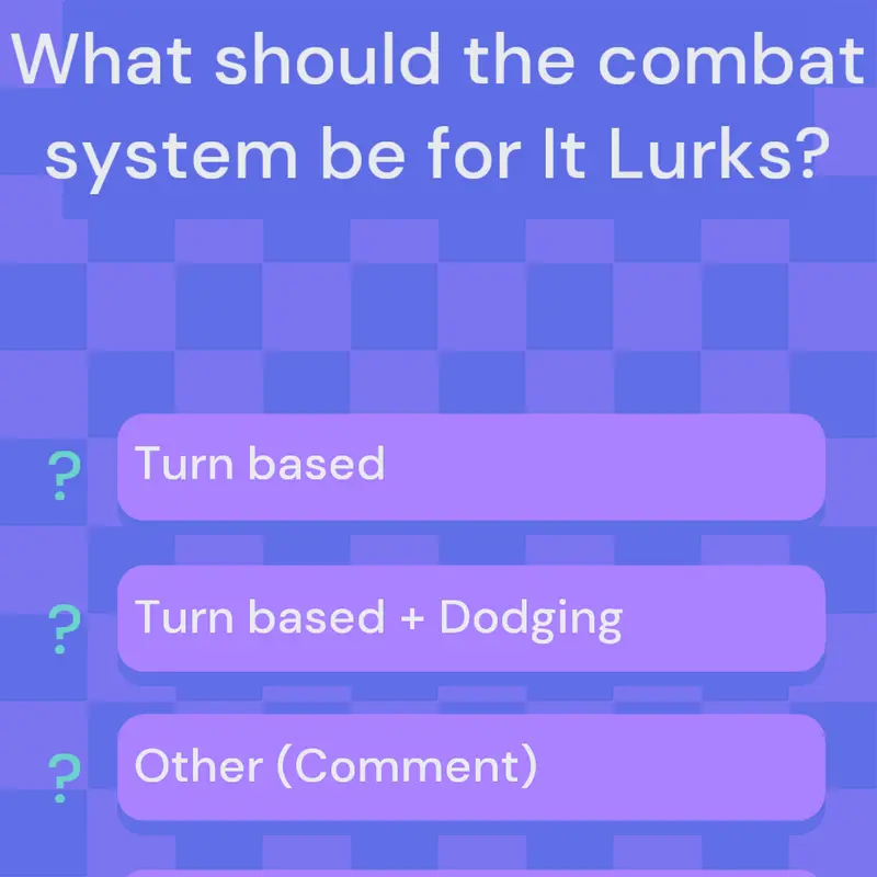 Combat System For It Lurks by @Retro_killer