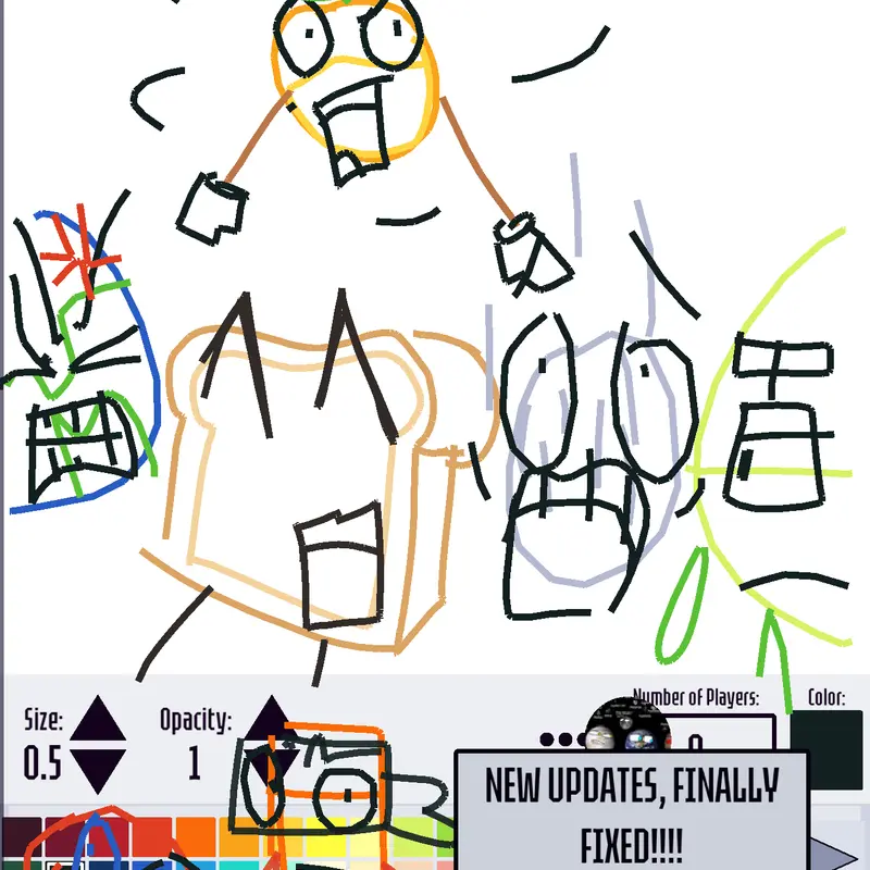 Drawing with multiplayer 2..v2? by @EARTH_earthbean