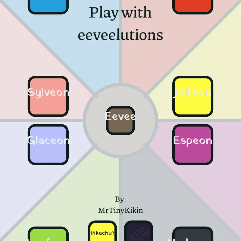 Eeveelution plays by @MrTinyKikin