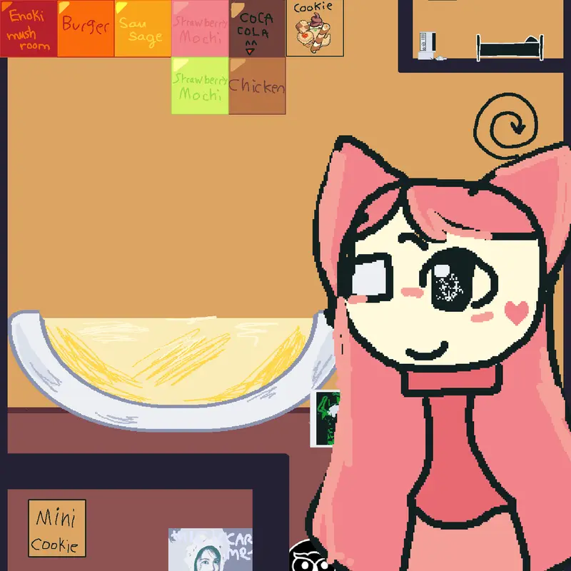Just monika by @Zyra_sukaeteled
