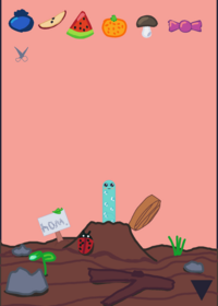 Bubble the worm!