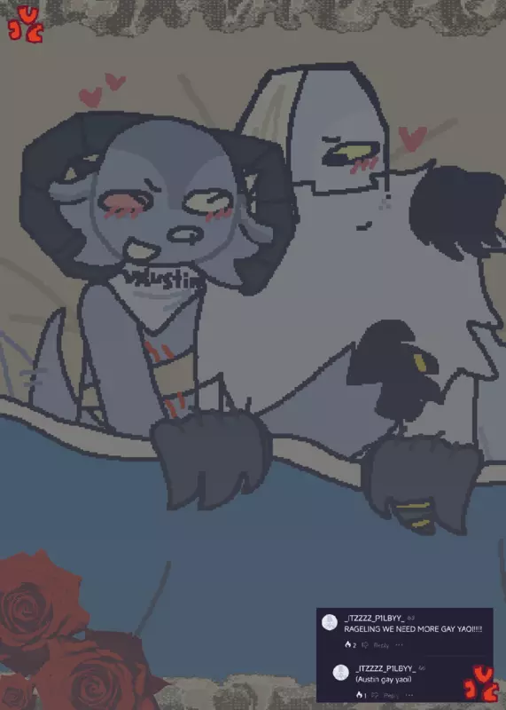 Austin x Satan by @ragelingg_