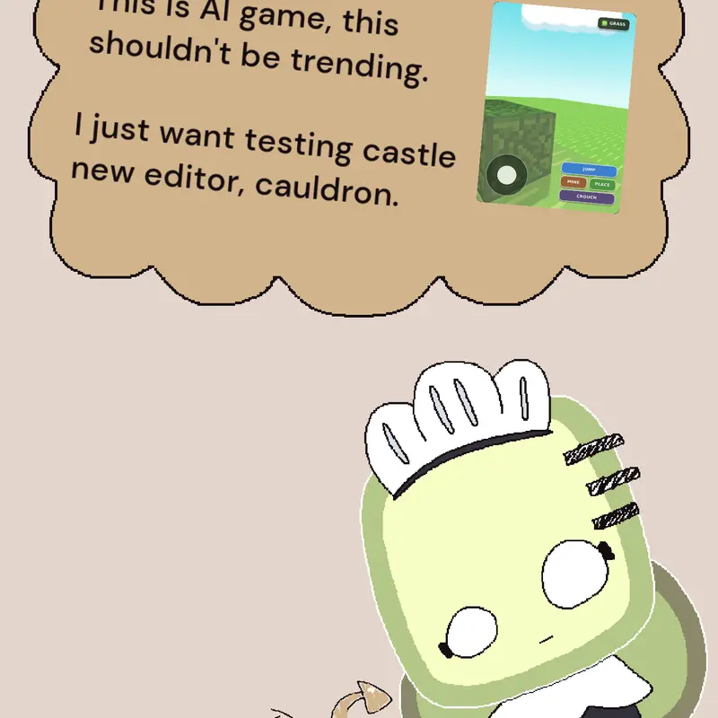 Nope, AI game shouldn't trend by @Bliecat