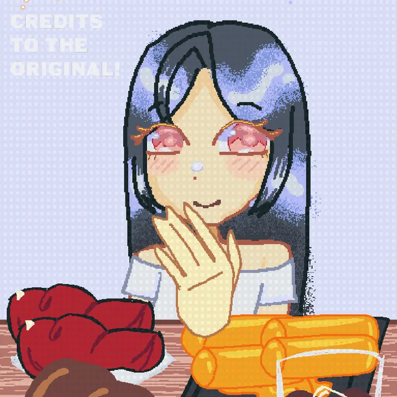 Mukbang girl by @fffwwabwkwhwk_kmkmdldl