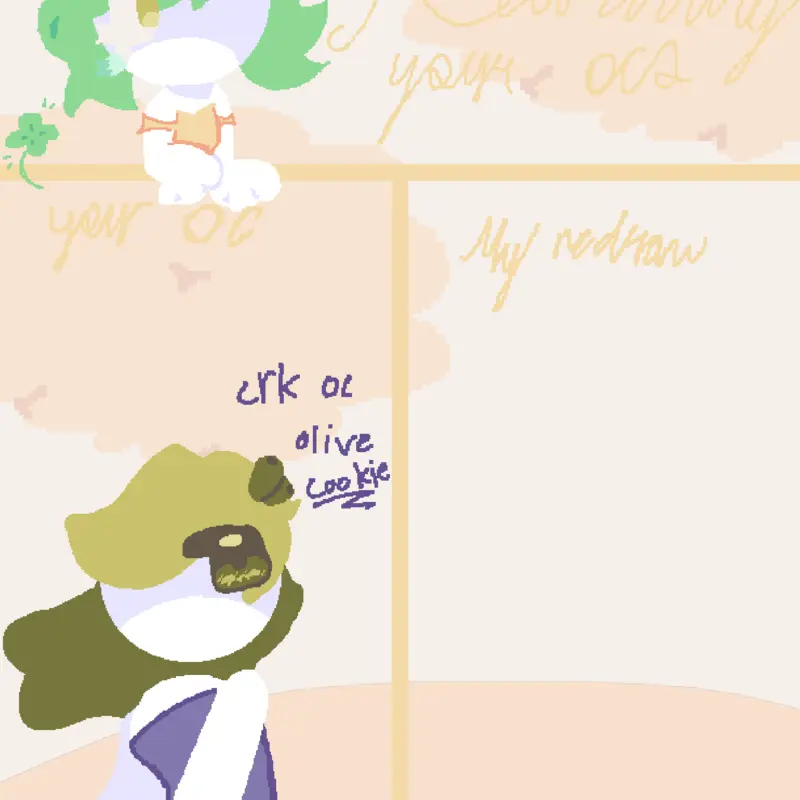 Olive cookie by @imbfdhitheanimator