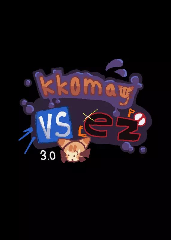 "kkomag vs ez" fnf mod by @ez_ez