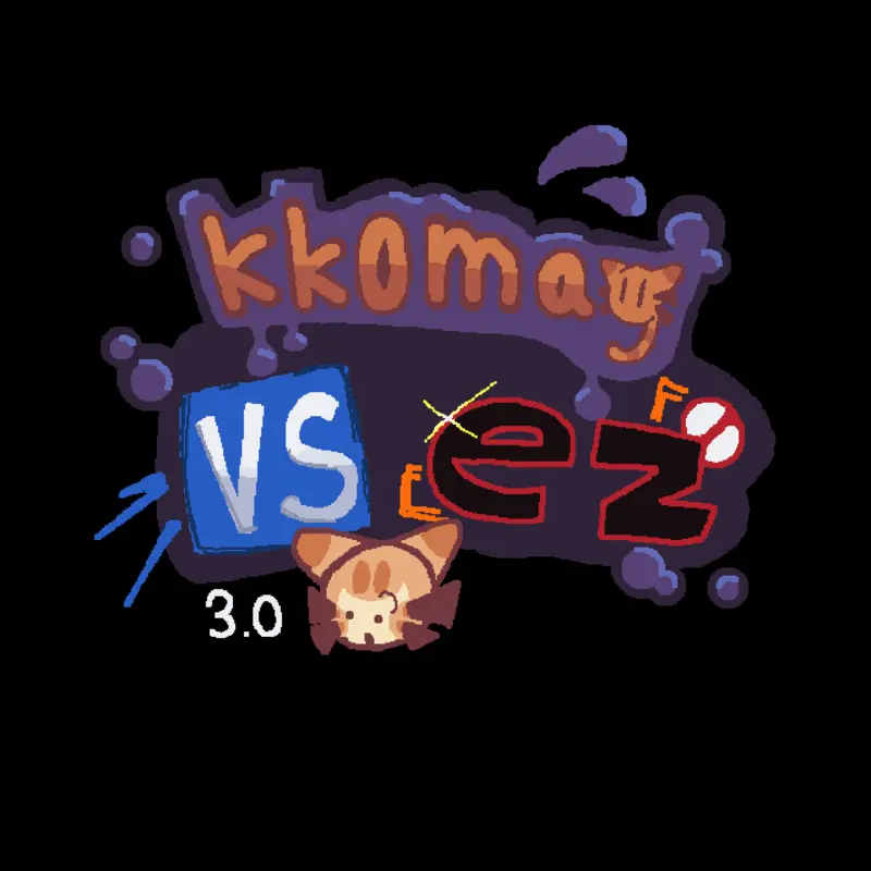 "kkomag vs ez" fnf mod by @ez_ez