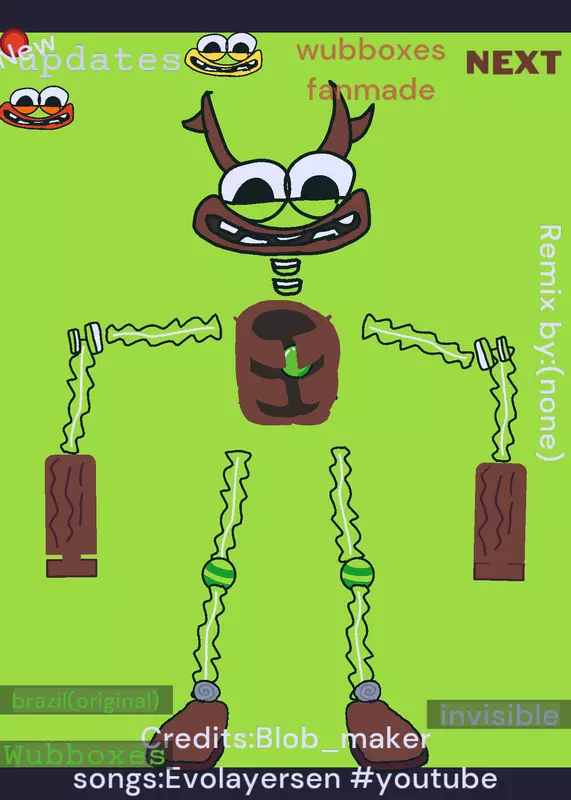 Wubbox ragdoll by @Blob_maker