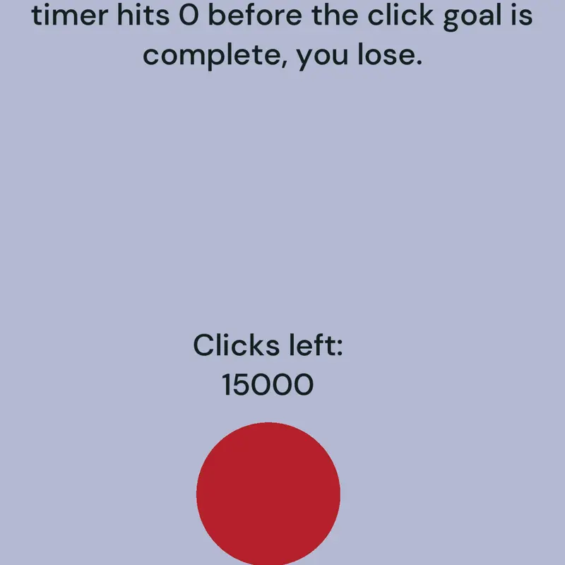 A clicker game that is limited by @__VOID__