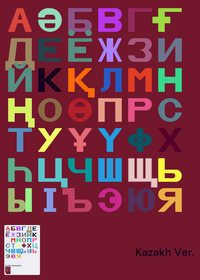 Kazakh alphabet band but I fixed the sounds...