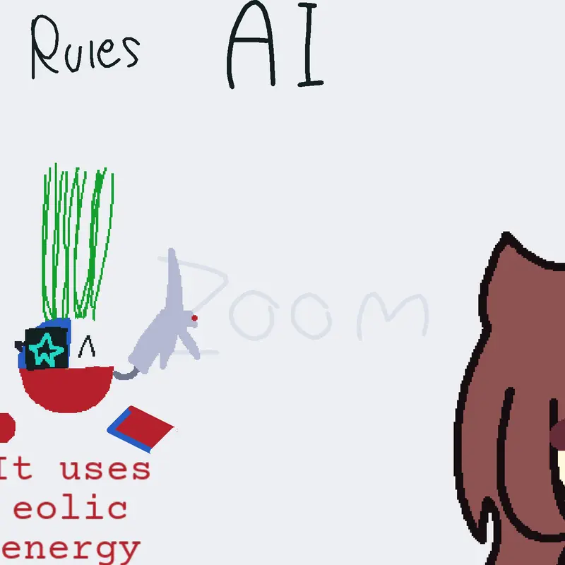 It uses eolic energy to use the panel by @clilichilef1