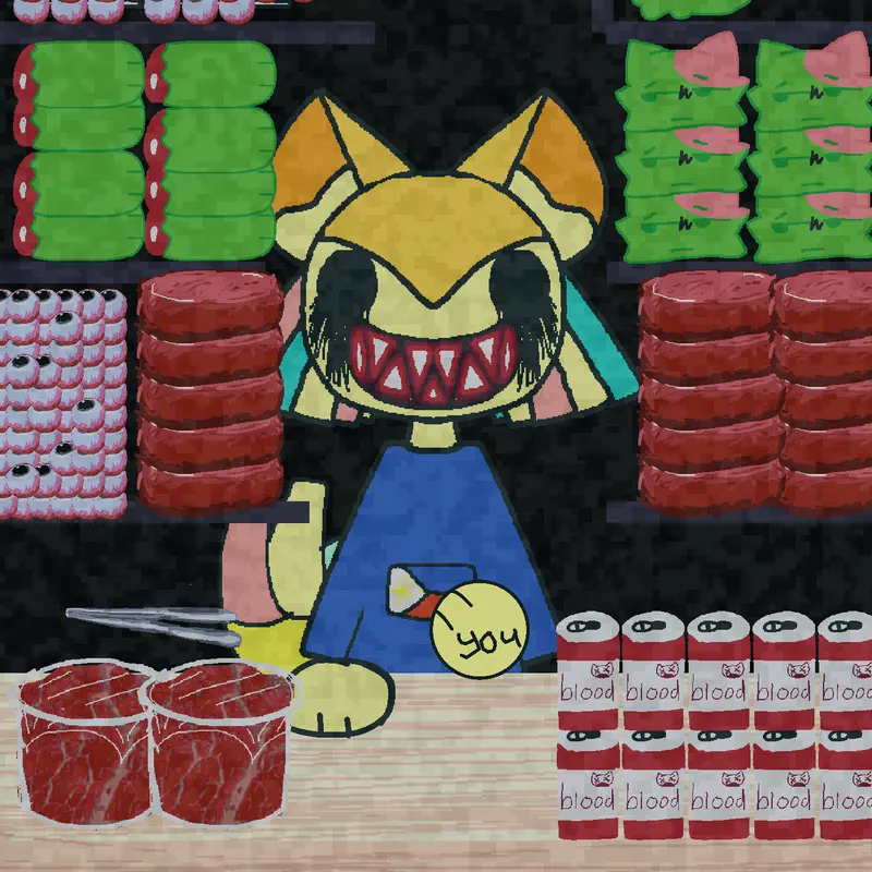 WARNING BLOOD by @HEHE_KENZO