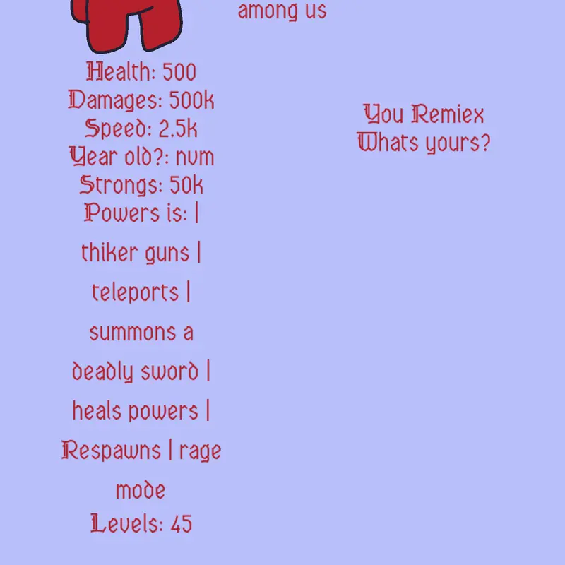 Game by @amongus5092