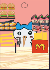 Hachiware mukbang