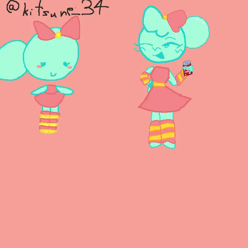 Poppy is my fav character in dandy's wor by @KITSUNE_35