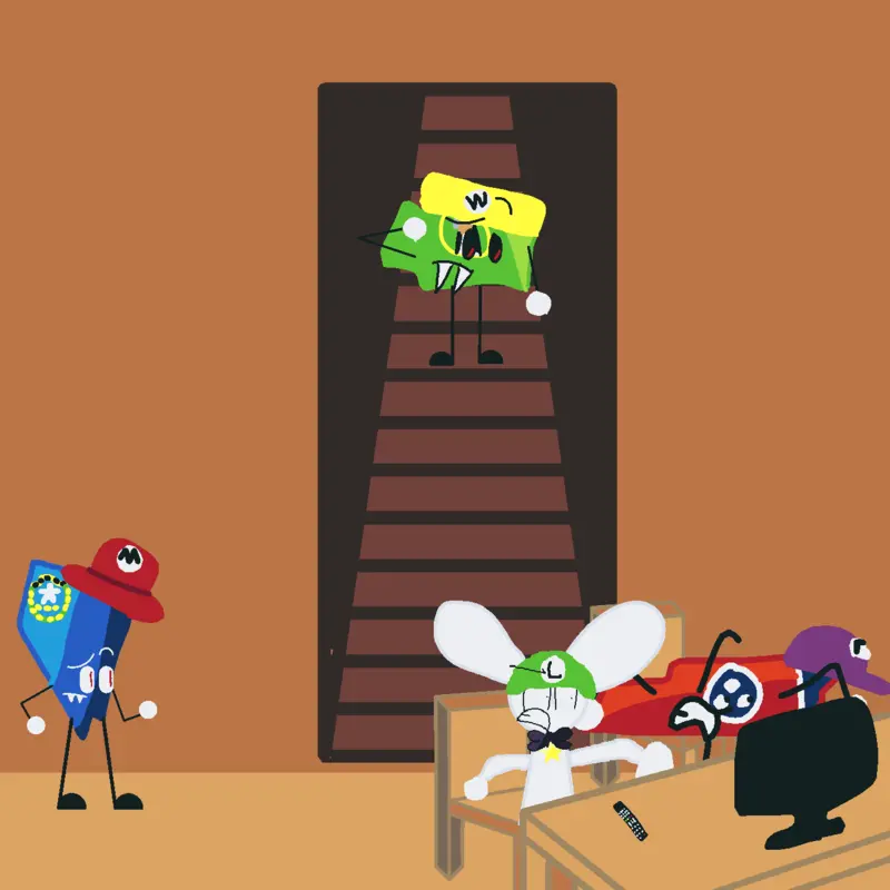 Luigi and waluigi when they see cringe by @Luigishy