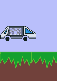 goofy car riding