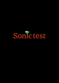 A sonic test