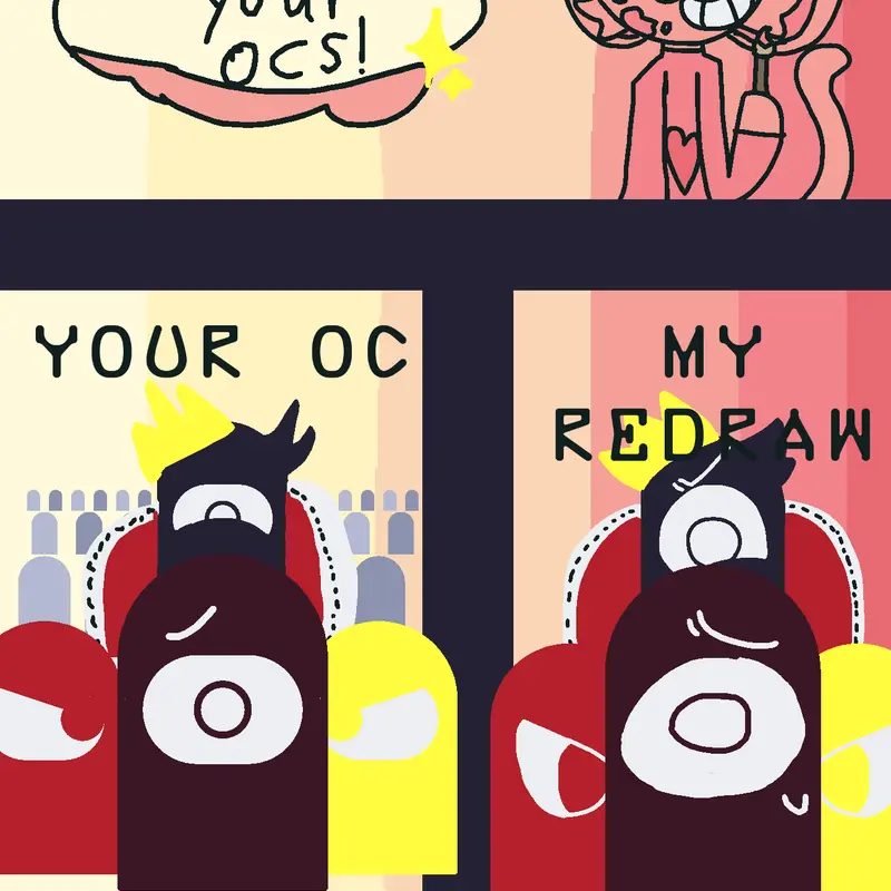 REDRAWING YOUR OCS! by @oliggf