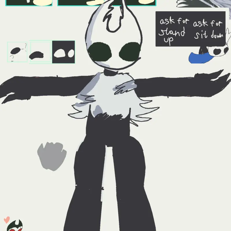 Hollow knight, pure vessel by @old_fandoms_healer2