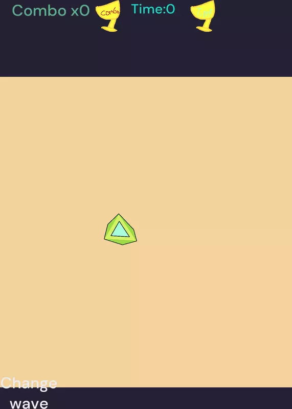 Wave geometry dash by @REINDER_the_purple_cube
