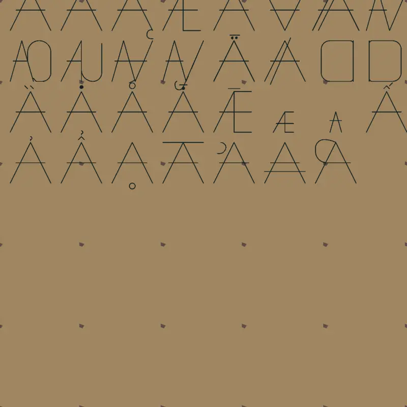 LETTERS OF THE ꝆȀƮɪȠ ALPHABET by @LEETIANYOUKPMMurid