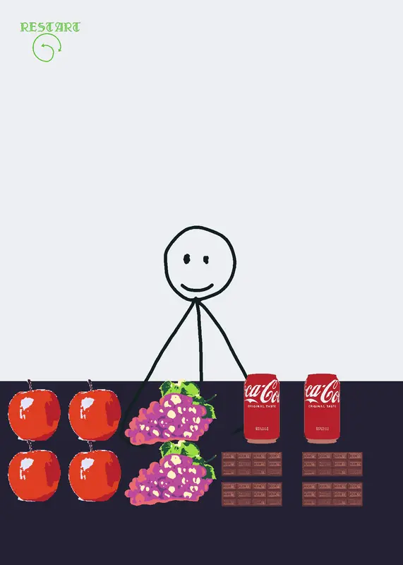 Delicious tasty game🍫🍎 by @Trommy-Uiop