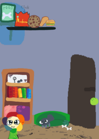 Hungry Dandy and Pebble//