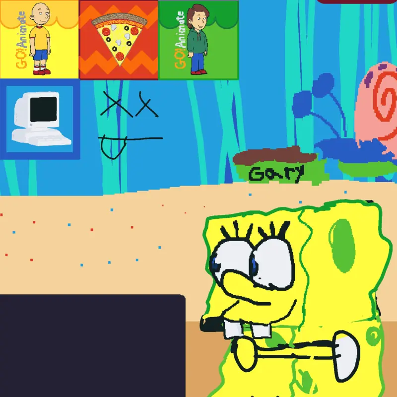 Spongebob eats something by @KurtPhillip