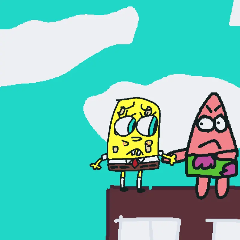 Spongebob trend by @yourlocalrumi
