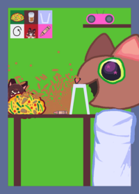 Code rot feeding game