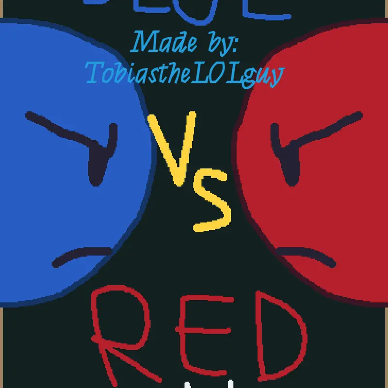 BLUE vs RED battle... by @TobiasTheLoLGUY
