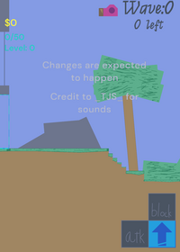 Unfinished deck