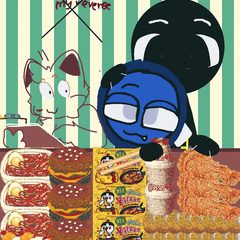 Feed black jevin and their friend by @lilmad