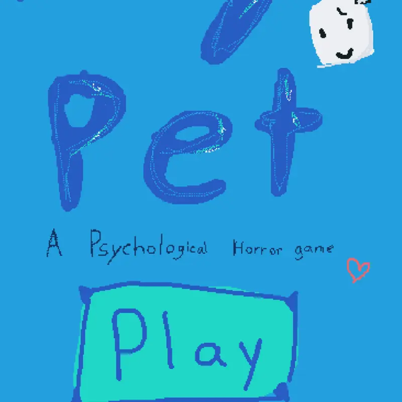 Psychological horror game my pet by @Shunny_mochi2