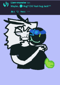 Hugging Jack!^^