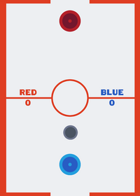 Two player ice hockey.