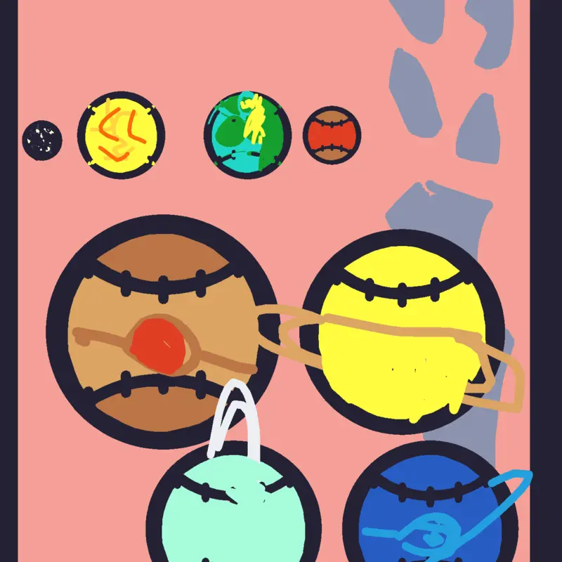 Solar system balls ok by @JonathanEsmabe