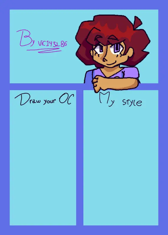 Drawing y'all's OCs! by @vic143286