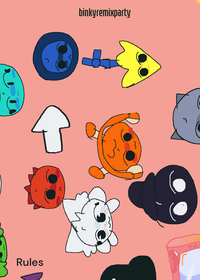 make your own ocs & binky please...