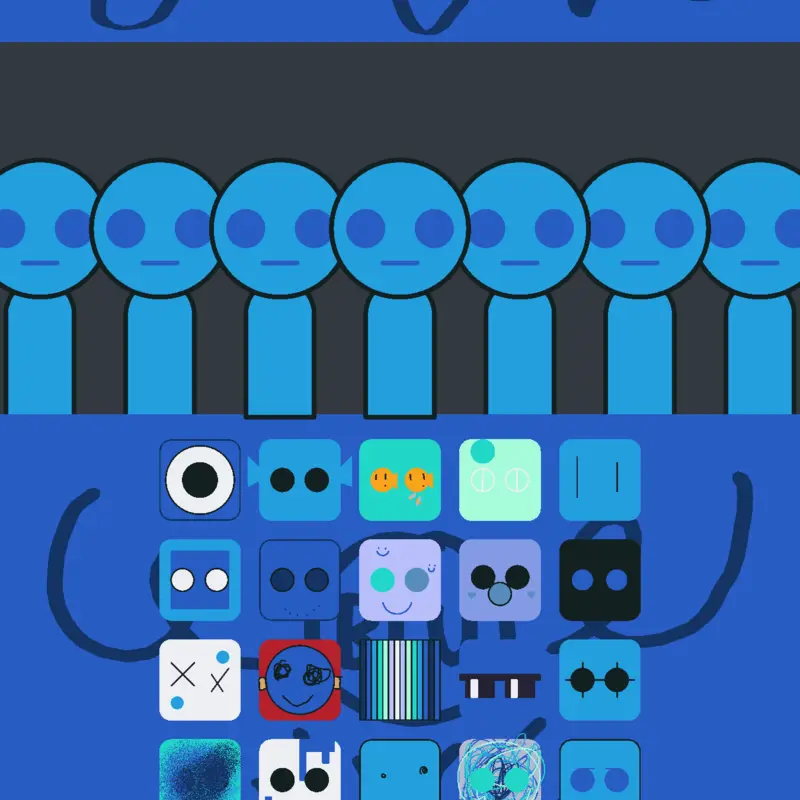 Blue box by @yippeeforme