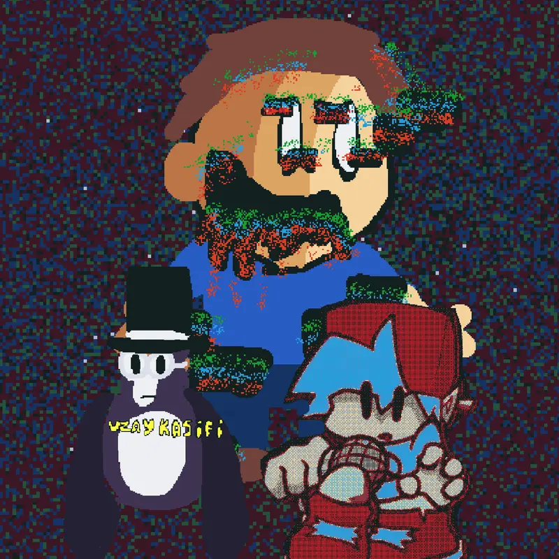 Poyraz YouTube glitch fnf by @Sonic_132