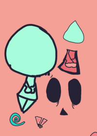 Hollow face dressup