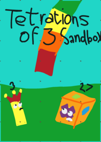 Tetrations of 3 sandbox
