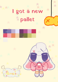 I got delphinium palette