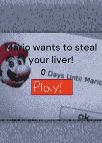 Mario wants to steal your liver!