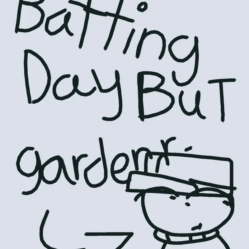 Batting day but you'r Gardener?? by @Local_stupid_bob